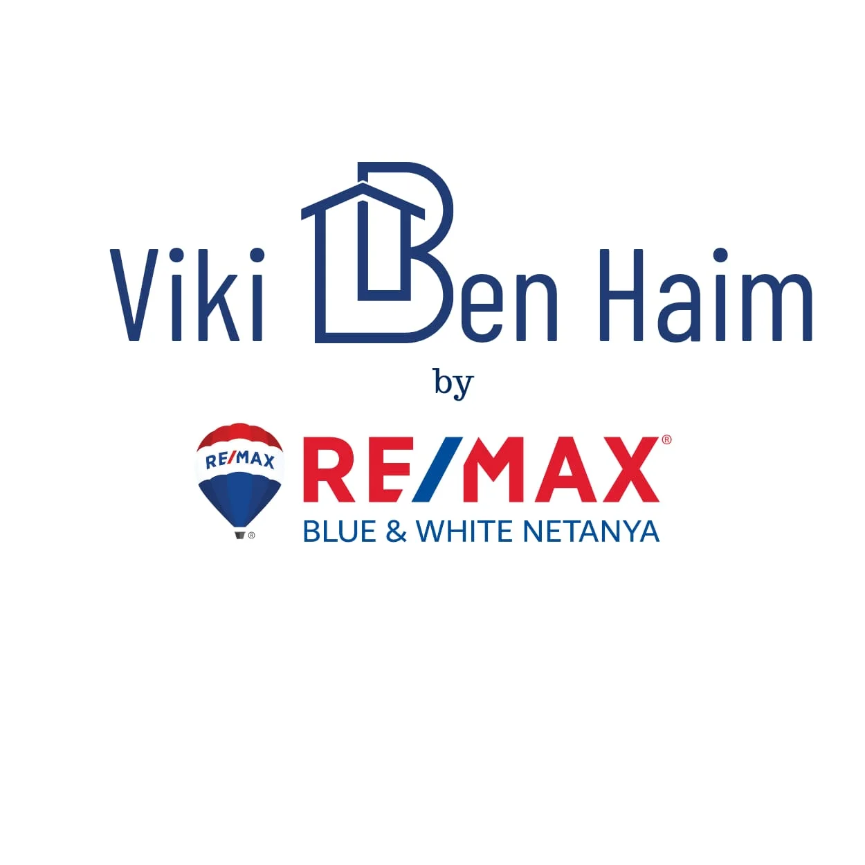רי/מקס כחול לבן