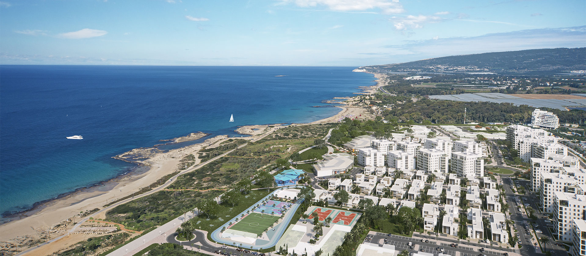 פנינת אכזיב – פרויקט מגורים מול הים בשכונת הים אכזיב בנהריה